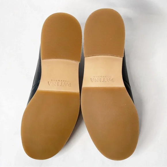 NWOB Portland Leather Patina Black Leather Rounded Leather Loafer Size 9.5 - Picture 8 of 9